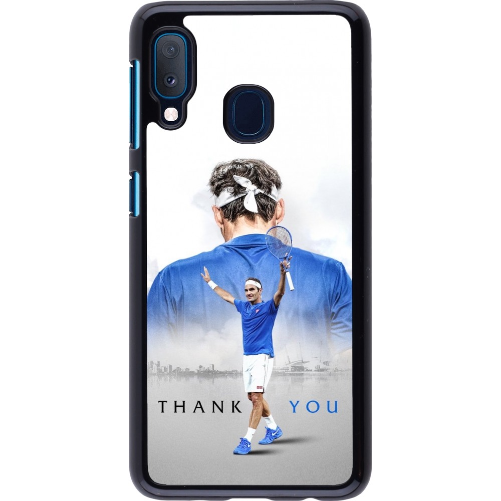 Samsung Galaxy A20e Case Hülle - Thank you Roger