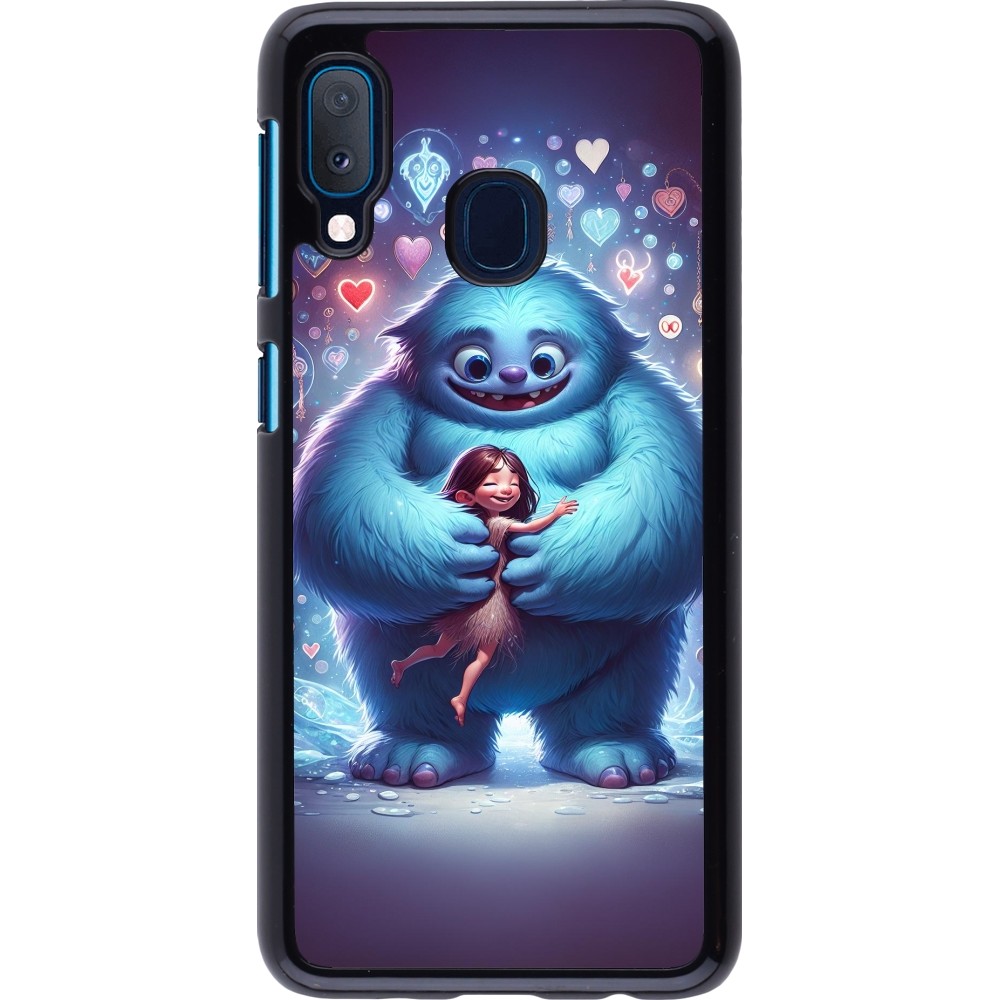 Samsung Galaxy A20e Case Hülle - Valentin 2024 Flauschige Liebe