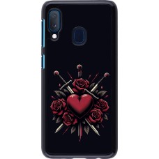 Samsung Galaxy A20e Case Hülle - Valentine 2024 gothic love