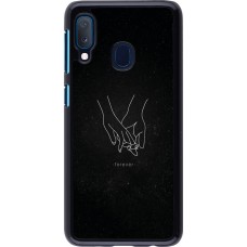 Samsung Galaxy A20e Case Hülle - Valentine 2023 hands forever