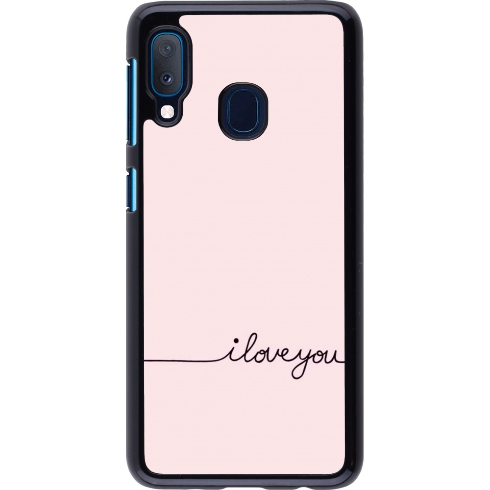 Samsung Galaxy A20e Case Hülle - Valentine 2023 i love you writing