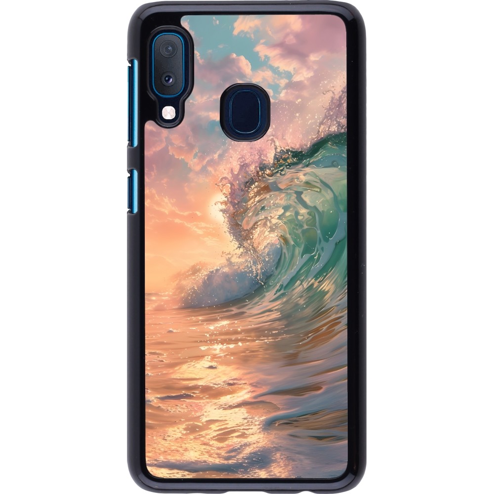 Samsung Galaxy A20e Case Hülle - Wave Sunset