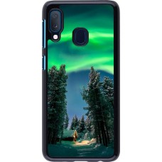 Samsung Galaxy A20e Case Hülle - Winter 22 Northern Lights