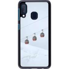 Samsung Galaxy A20e Case Hülle - Winter 22 ski lift