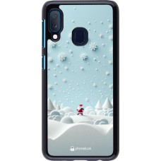 Samsung Galaxy A20e Case Hülle - Weihnachten 2023 Kleiner Vater Schneeflocke