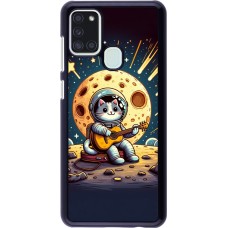 Samsung Galaxy A21s Case Hülle - AstroKatze RockMond