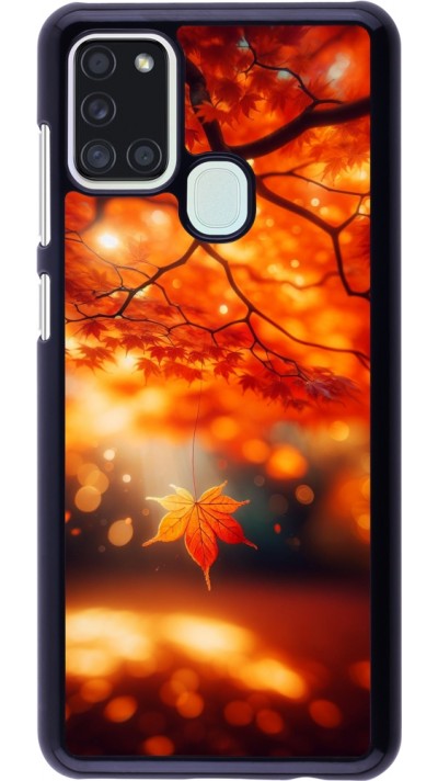 Samsung Galaxy A21s Case Hülle - Herbst Magisch Orange