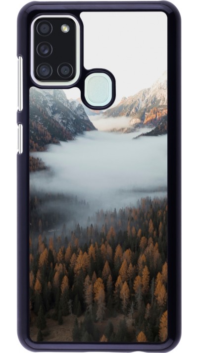 Samsung Galaxy A21s Case Hülle - Autumn 22 forest lanscape