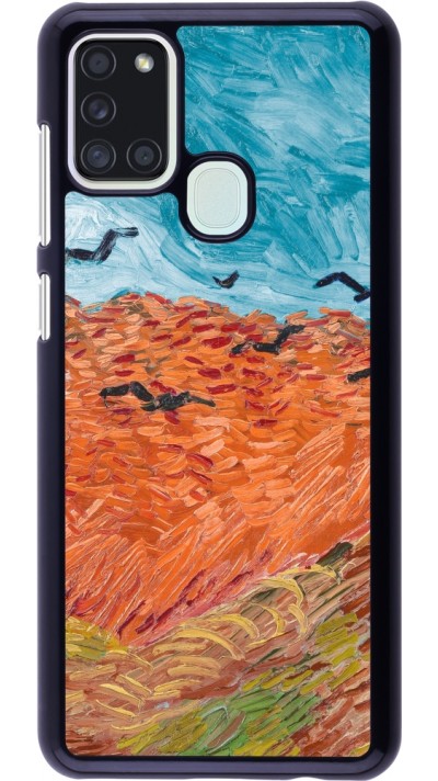 Samsung Galaxy A21s Case Hülle - Autumn 22 Van Gogh style