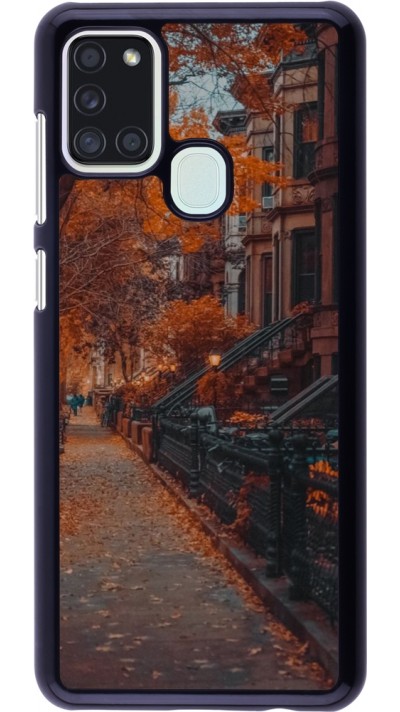 Samsung Galaxy A21s Case Hülle - Autumn 2024 city