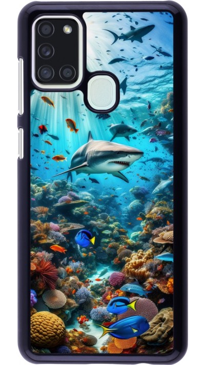 Samsung Galaxy A21s Case Hülle - Bora Bora Meer und Wunder