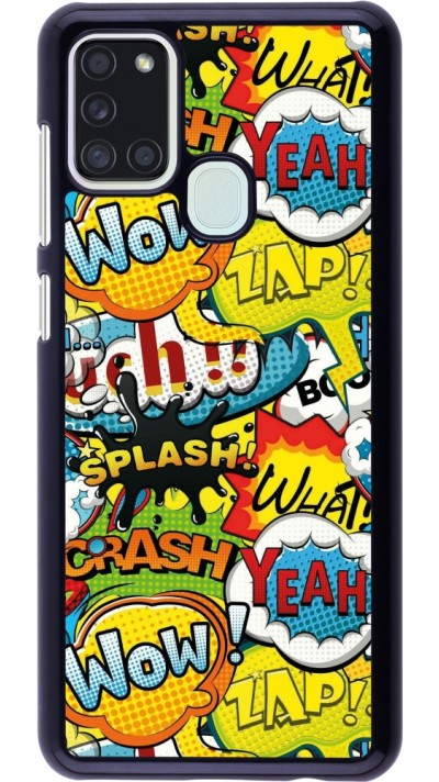 Samsung Galaxy A21s Case Hülle - Cartoons slogans