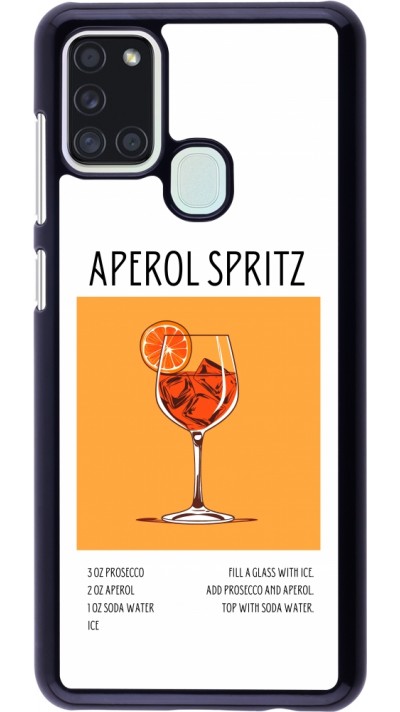 Samsung Galaxy A21s Case Hülle - Cocktail Rezept Aperol Spritz