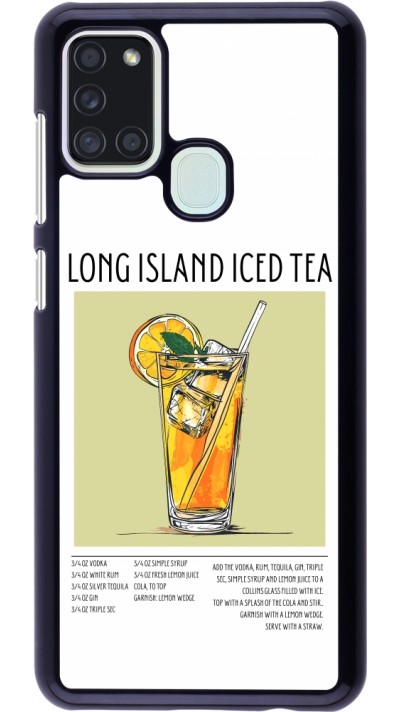 Samsung Galaxy A21s Case Hülle - Cocktail Rezept Long Island Ice Tea