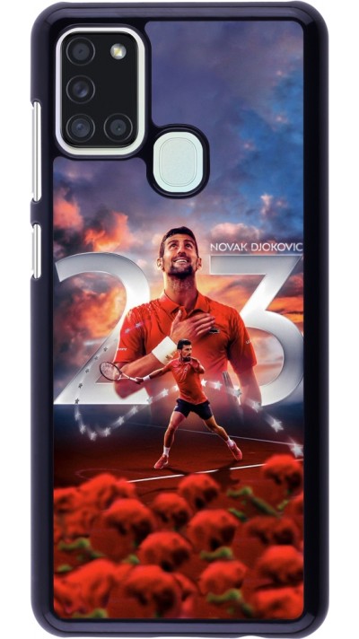 Samsung Galaxy A21s Case Hülle - Djokovic 23 Grand Slam