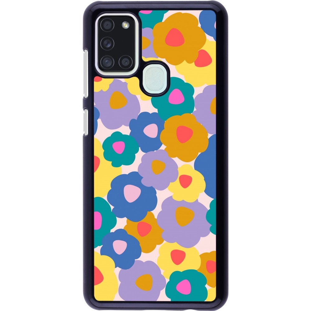 Samsung Galaxy A21s Case Hülle - Easter 2024 flower power