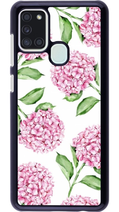 Samsung Galaxy A21s Case Hülle - Easter 2024 pink flowers