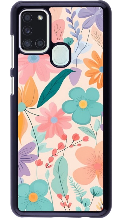 Samsung Galaxy A21s Case Hülle - Easter 2024 spring flowers