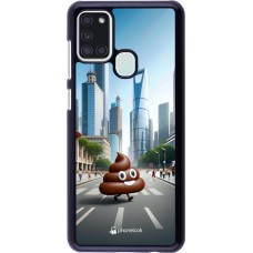 Samsung Galaxy A21s Case Hülle - Kackhaufen Emoji Spaziergang