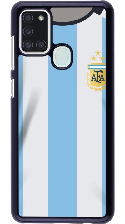 Samsung Galaxy A21s Case Hülle - Argentinien 2022 personalisierbares Fussballtrikot