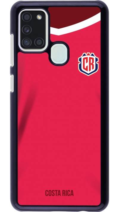 Samsung Galaxy A21s Case Hülle - Costa Rica 2022 personalisierbares Fussballtrikot