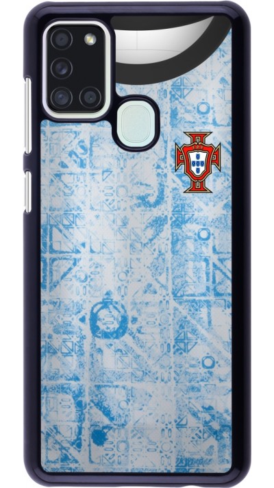 Samsung Galaxy A21s Case Hülle - Portugal Away personalisierbares Fussballtrikot