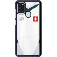 Samsung Galaxy A21s Case Hülle - Schweiz Away personalisierbares Fussballtrikot