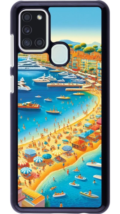 Samsung Galaxy A21s Case Hülle - French Riviera People