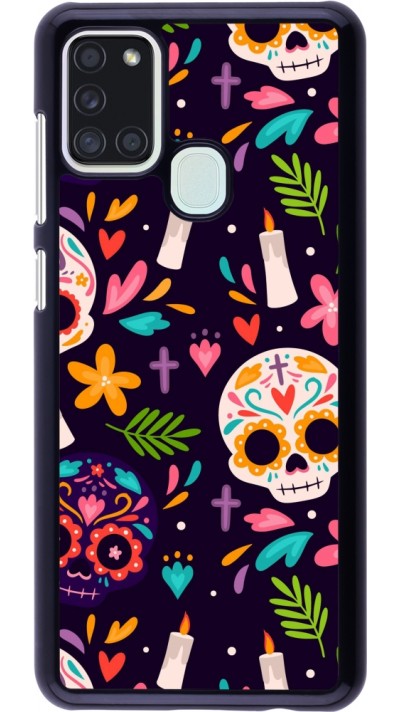 Samsung Galaxy A21s Case Hülle - Halloween 2023 mexican style