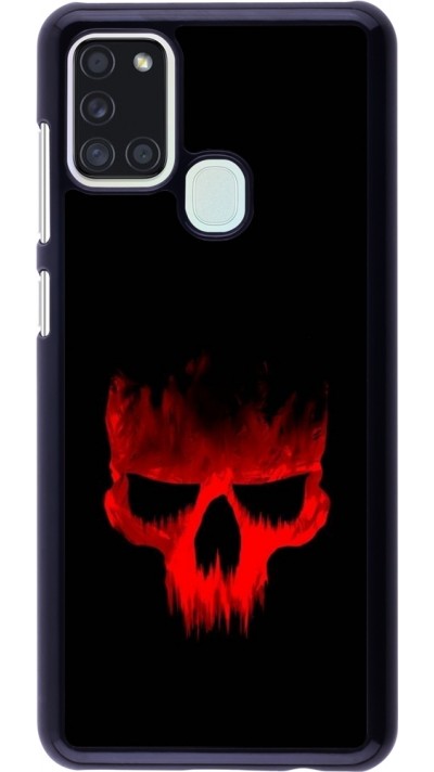 Samsung Galaxy A21s Case Hülle - Halloween 2023 scary skull