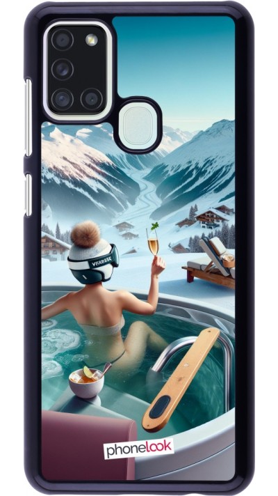 Samsung Galaxy A21s Case Hülle - Berg Glamour Whirlpool