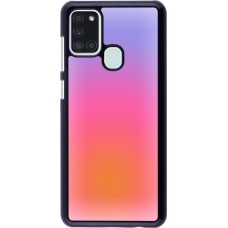 Samsung Galaxy A21s Case Hülle - Orange Pink Blue Gradient