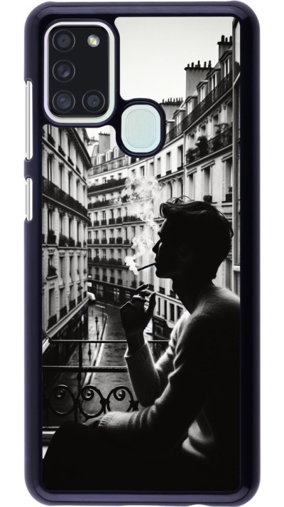 Samsung Galaxy A21s Case Hülle - Parisian Smoker