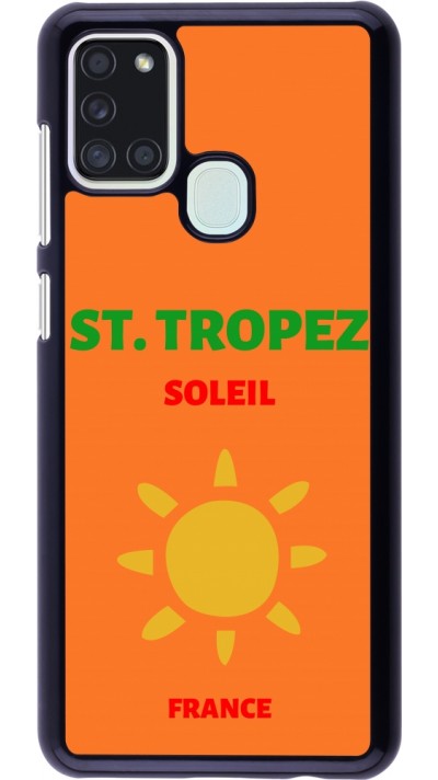 Samsung Galaxy A21s Case Hülle - Pop Summer Destination St-Tropez