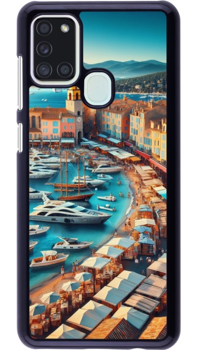 Samsung Galaxy A21s Case Hülle - Saint-Tropez Strand