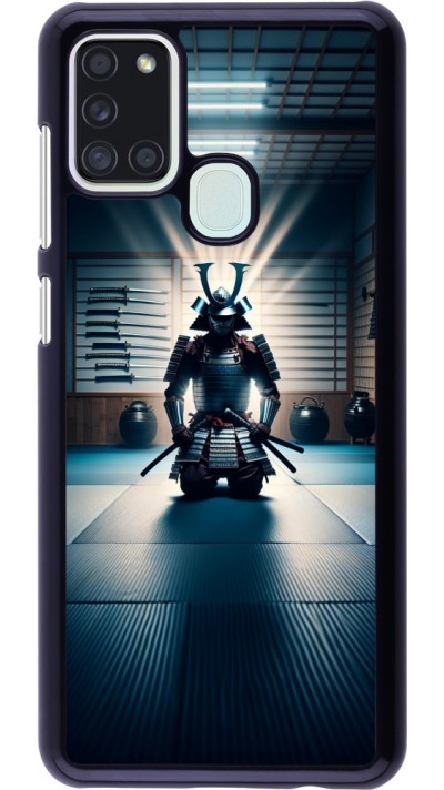 Samsung Galaxy A21s Case Hülle - Samurai im Gebet