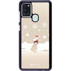 Samsung Galaxy A21s Case Hülle - Weihnachten 2023 Minimalistischer Weihnachtsmann