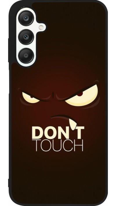 Samsung Galaxy A25 Case Hülle - Silikon schwarz Angry Dont Touch