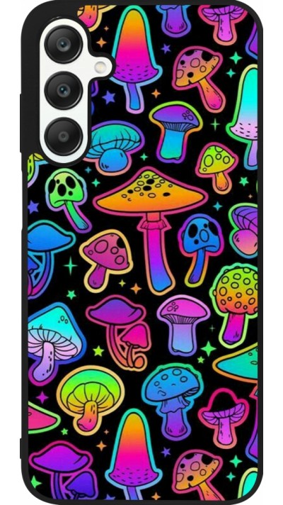 Samsung Galaxy A25 Case Hülle - Silikon schwarz Autumn 2024 magic mushrooms