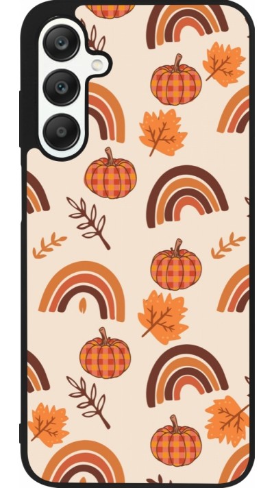 Samsung Galaxy A25 Case Hülle - Silikon schwarz Autumn 2024 rainbow