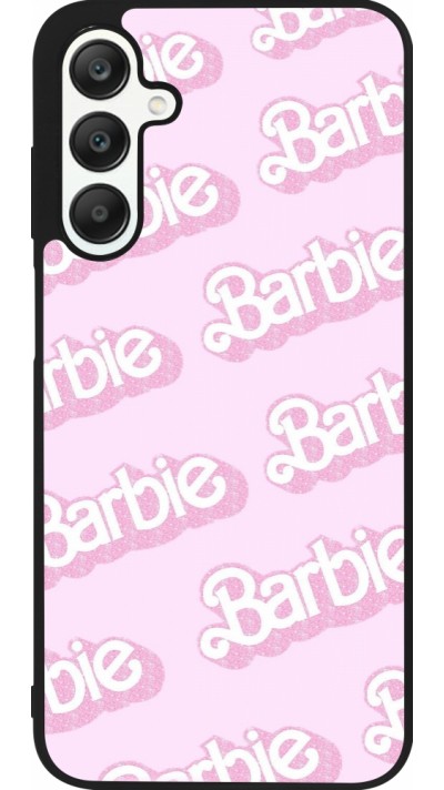 Samsung Galaxy A25 Case Hülle - Silikon schwarz Barbie light pink pattern