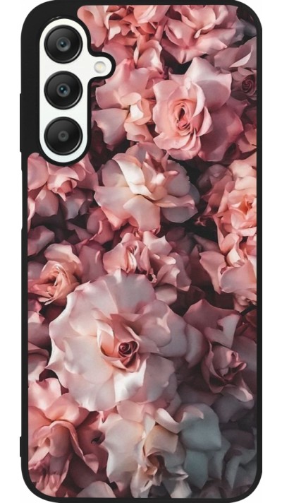 Samsung Galaxy A25 Case Hülle - Silikon schwarz Beautiful Roses