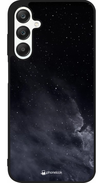 Samsung Galaxy A25 Case Hülle - Silikon schwarz Black Sky Clouds