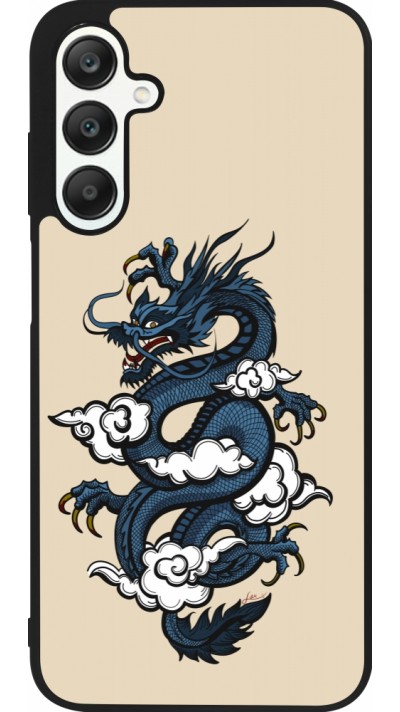 Samsung Galaxy A25 Case Hülle - Silikon schwarz Blue Dragon Tattoo