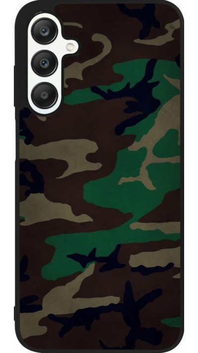 Samsung Galaxy A25 Case Hülle - Silikon schwarz Camouflage 3