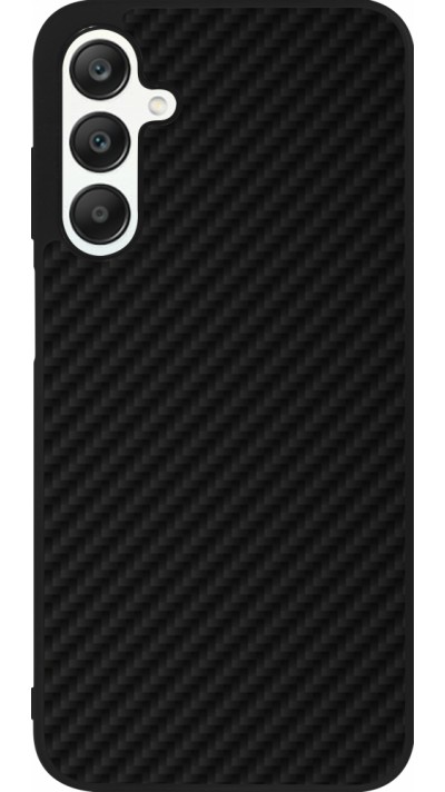 Samsung Galaxy A25 Case Hülle - Silikon schwarz Carbon Basic