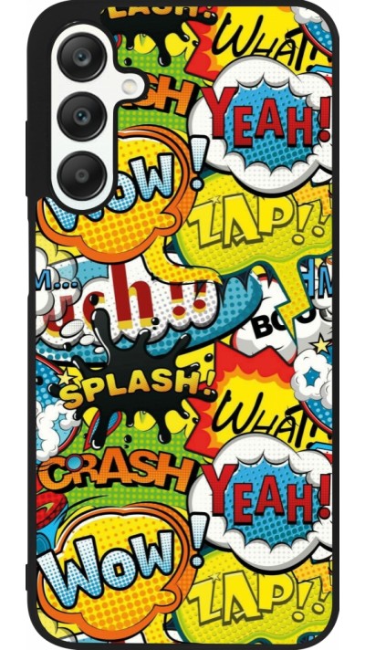 Samsung Galaxy A25 Case Hülle - Silikon schwarz Cartoons slogans