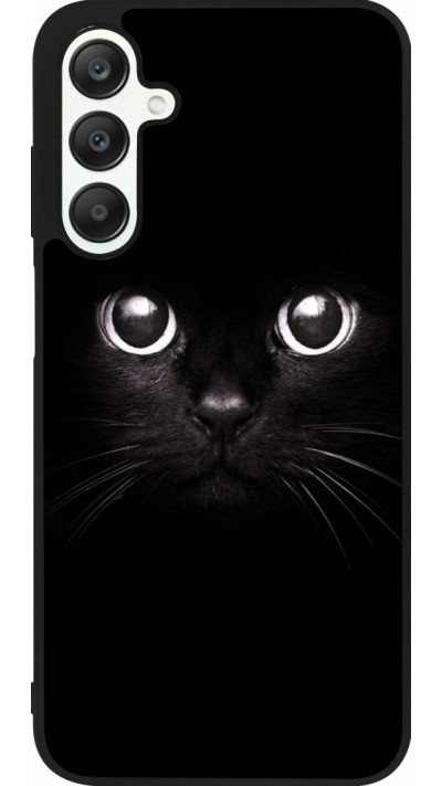 Samsung Galaxy A25 Case Hülle - Silikon schwarz Cat eyes