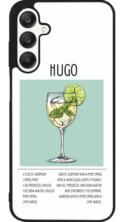 Samsung Galaxy A25 Case Hülle - Silikon schwarz Cocktail Rezept Hugo