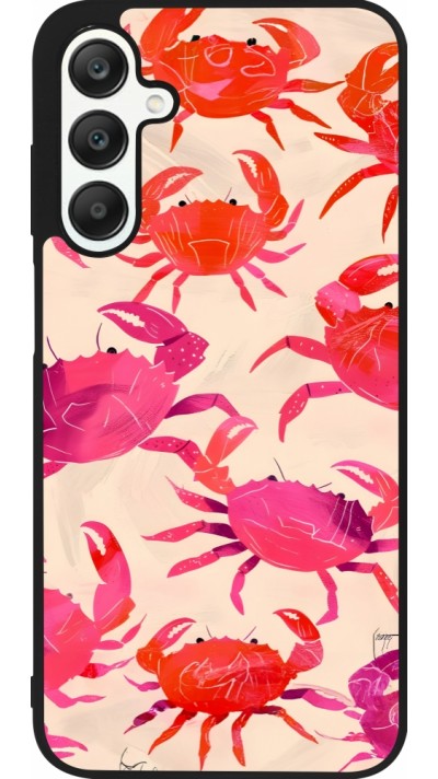 Samsung Galaxy A25 Case Hülle - Silikon schwarz Crabs Paint